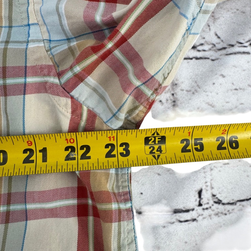 Patagonia Organic Cotton Plaid Button Down Shirt‎ Men's Large Long Sleeve Casual - Picture 4 of 6